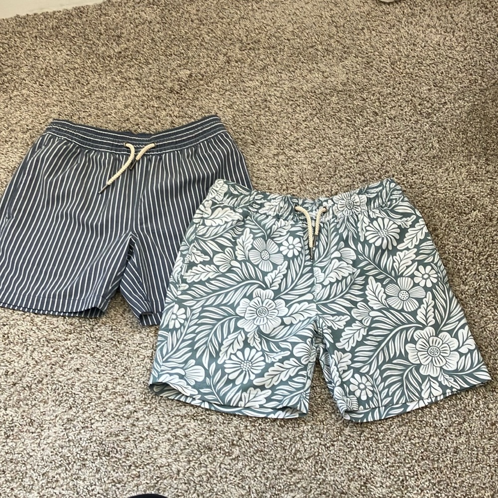 Fair Harbor Boys Size Large Swim Trunks $40 for 2 Pairs